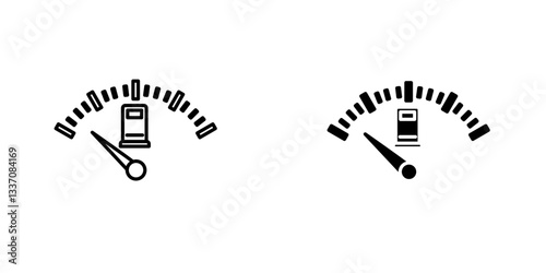 Gaugeicons for ui. vector illustration