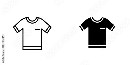 Shirticons for ui. vector illustration