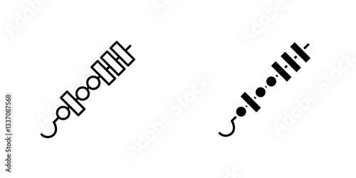 Skewericons for ui. vector illustration