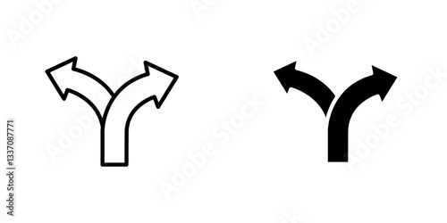 Spliticons for ui. vector illustration