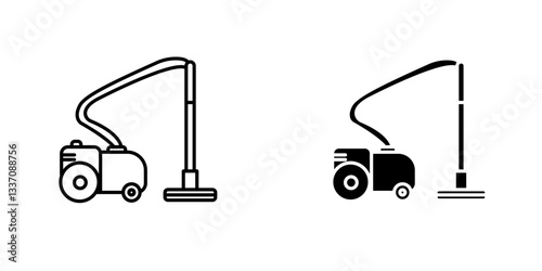 Vacuum cleanericons for ui. vector illustration