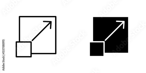 Window Maximizeicons for ui. vector illustration