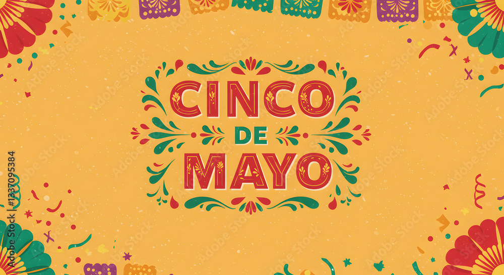 Fototapeta premium Cinco De Mayo Celebration