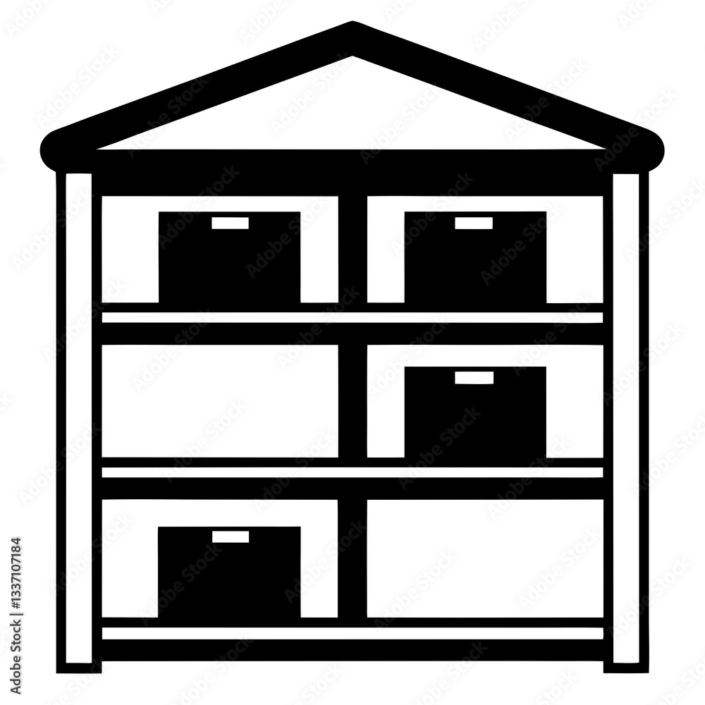 Modern bathroom shelves storage unit vector illustration with a white background. Perfect for home decor, interior design, and organization projects. Modern bathroom shelves storage unit vector illustration with a white background. Perfect for home decor, interior design, and organization projects.