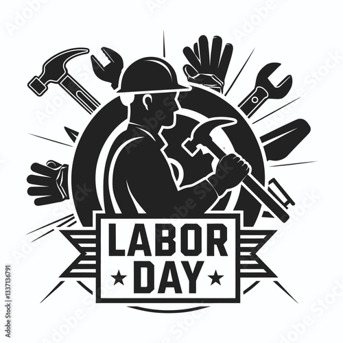Labor Day Vector And Illustration Design.