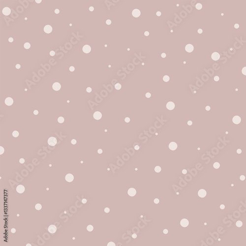 Quadratischer Hintergrund mit Punkten in Rosa.