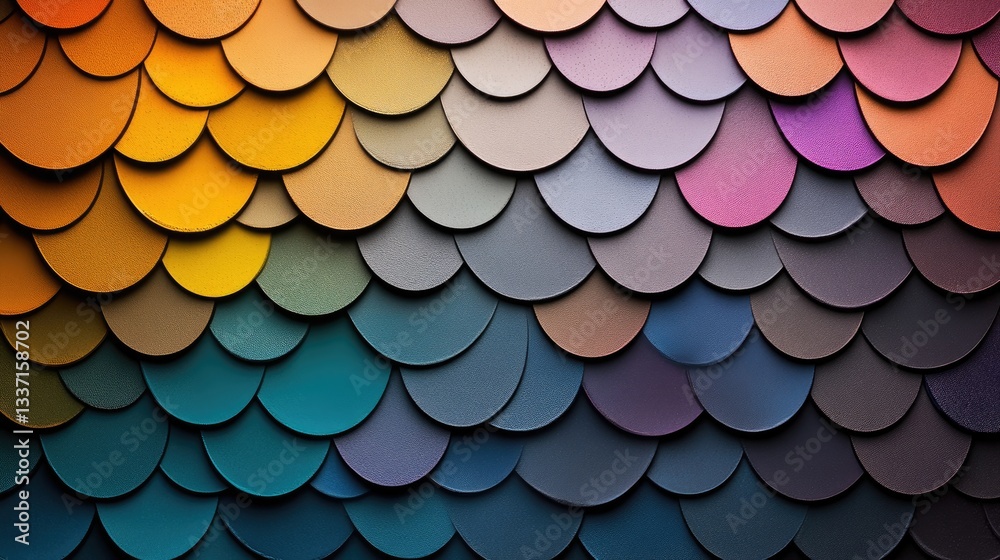 Shimmering fish scale background with iridescent ocean hues Shimmering fish scale background with iridescent ocean hues