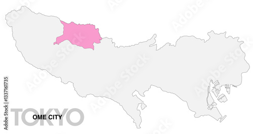 東京都青梅市の位置地図 境界線無_1