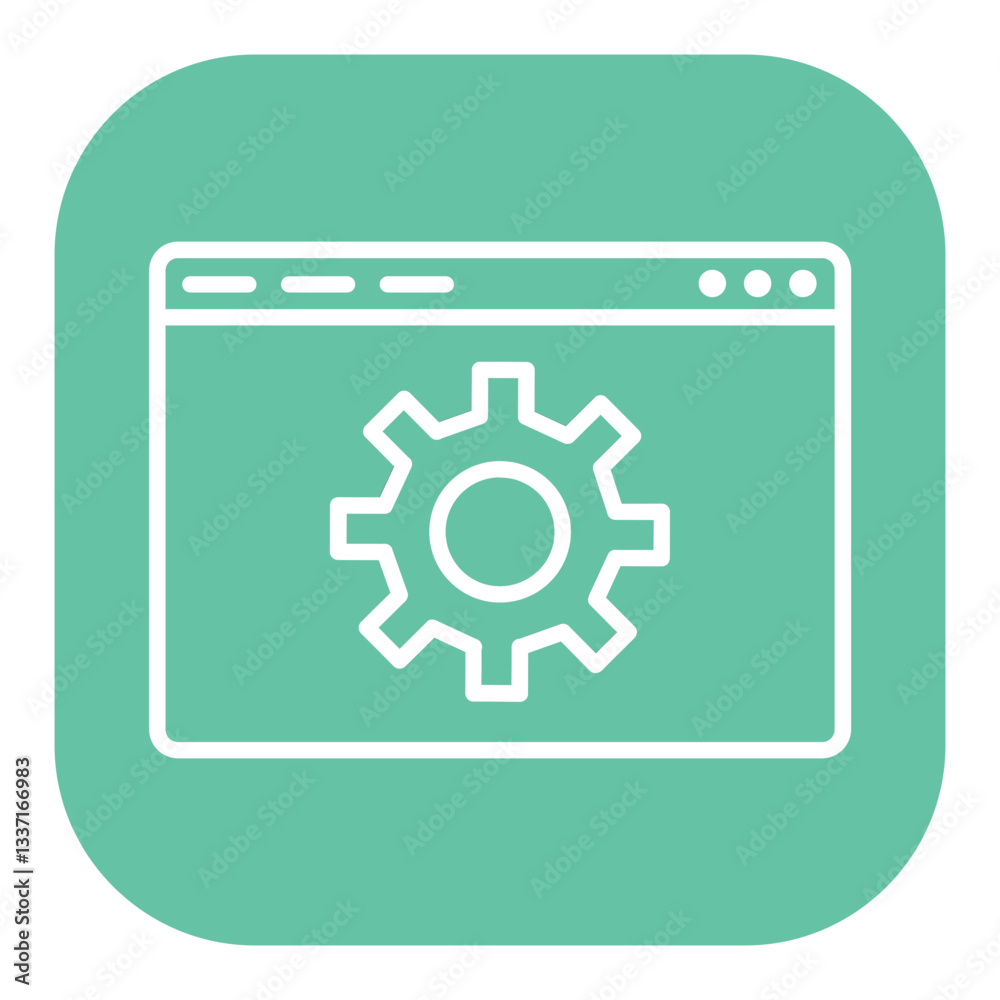 Web Management Icon Web Management Icon