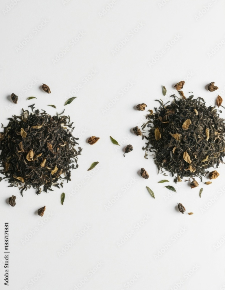 Fototapeta premium green tea leaves