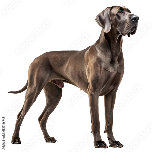 Gray Great Dane Majestic Elegance