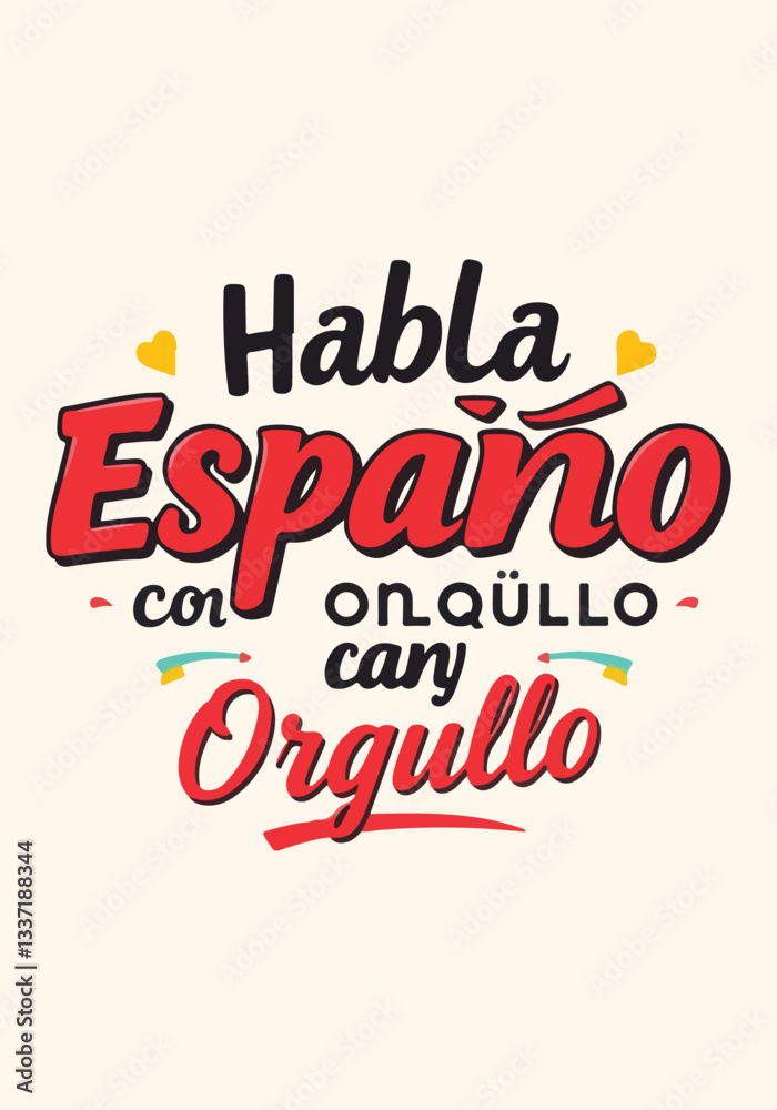Spanish Language Day Vector Designs - Social Media, T-Shirt, Sticker, Poster, Print Cards & Animated GIF - Solid Colors, No Gradients, Vector Illustration Spanish Language Day Vector Designs - Social Media, T-Shirt, Sticker, Poster, Print Cards & Animated GIF - Solid Colors, No Gradients, Vector Illustration