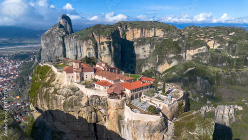 Meteora is a rocky region w...