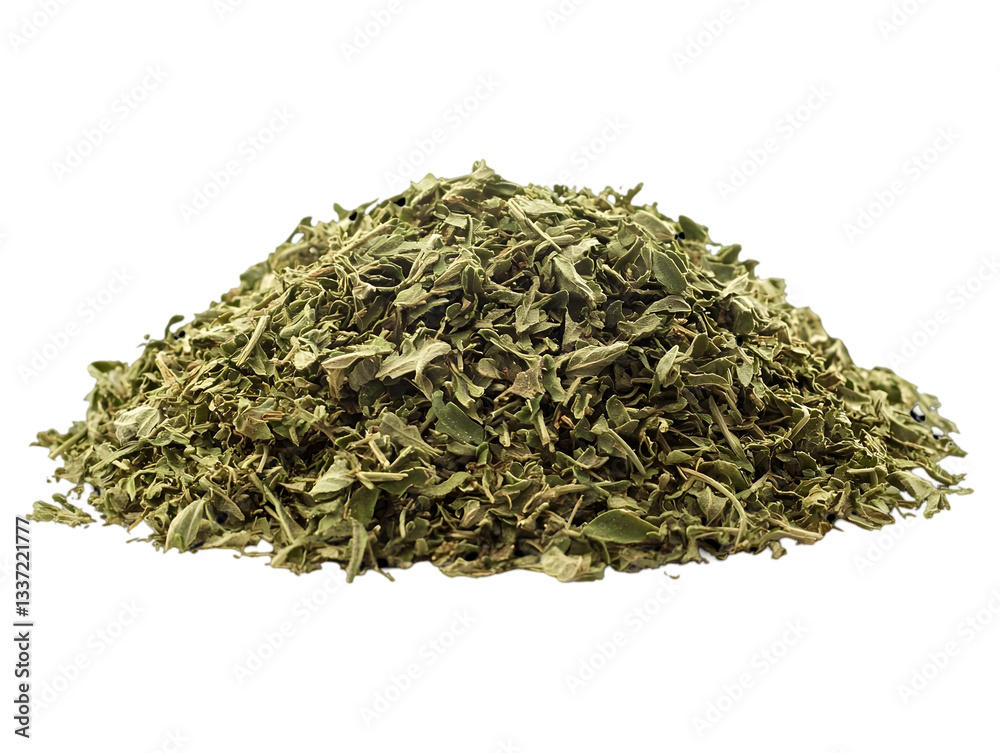 Pile of Dried Oregano Herb Spice with Transparent Background Ingredient for Cooking and Flavoring Pile of Dried Oregano Herb Spice with Transparent Background Ingredient for Cooking and Flavoring