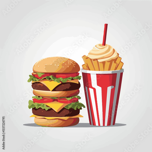 fastfood, fast, snack, food, meal, delicious, burger, lunch, background, dinner, american, meat, unhealthy, menu, restaurant, set, cheeseburger, junk, isolated, hamburger, fat, eat, sandwich, tasty, c