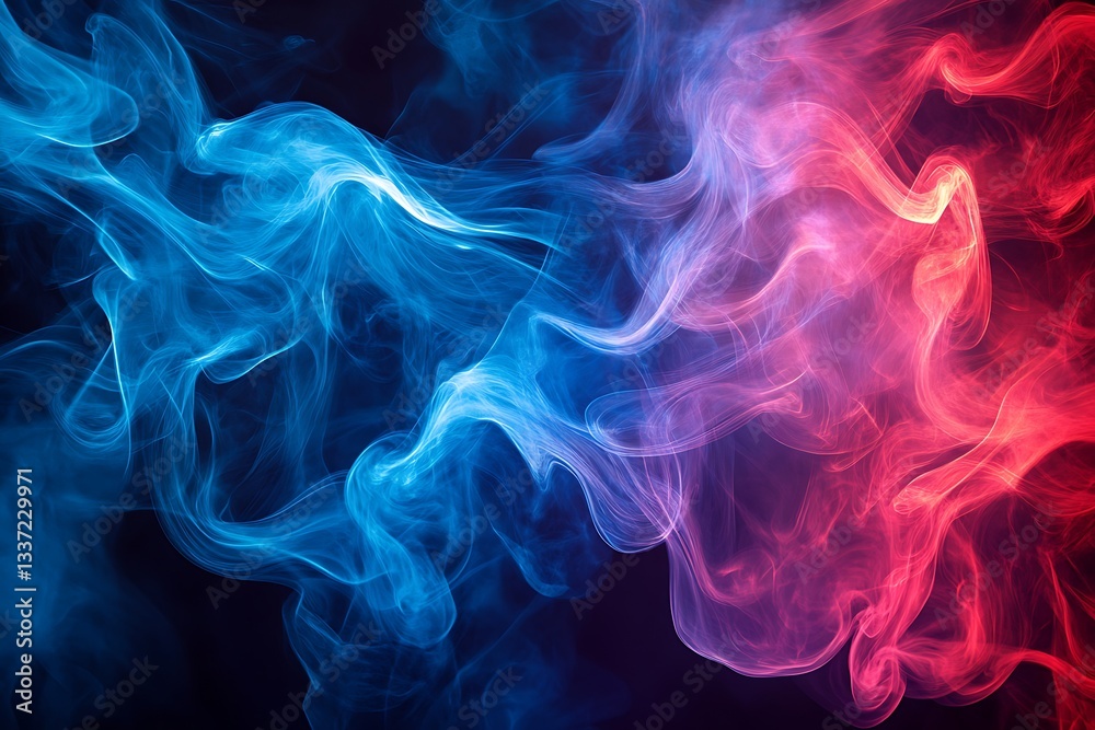 Abstract Colorful Smoke Design Abstract Colorful Smoke Design