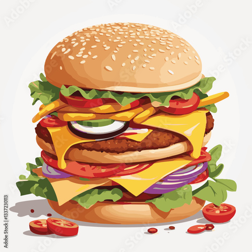 fastfood, fast, snack, food, meal, delicious, burger, lunch, background, dinner, american, meat, unhealthy, menu, restaurant, set, cheeseburger, junk, isolated, hamburger, fat, eat, sandwich, tasty, c