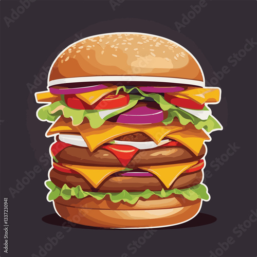 fastfood, fast, snack, food, meal, delicious, burger, lunch, background, dinner, american, meat, unhealthy, menu, restaurant, set, cheeseburger, junk, isolated, hamburger, fat, eat, sandwich, tasty, c