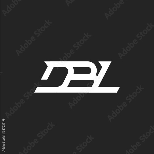 Elegant DBL Monogram Logo - Perfect for branding, business cards, and luxury products. Ideal for modern, professional, and high-end markets. Versatile and stylish design