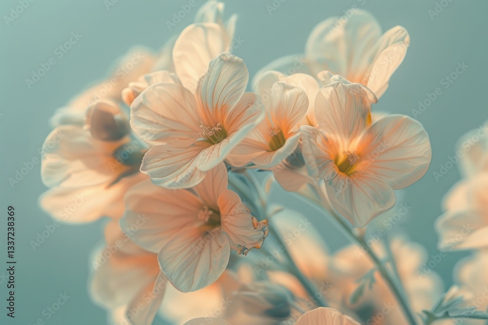 Naklejka premium Flowers geranium outdoors blossom.