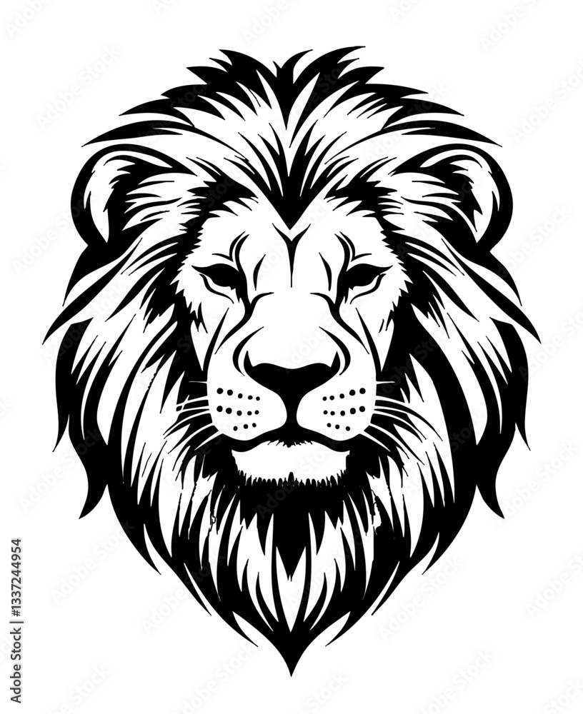 Majestic Lion Head Logo Icon in Vector Format
Majestic Lion Head Logo Icon in Vector Format