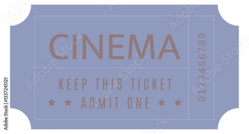 Ticket, Admit one ticket, Coupon sale, Ticket sale, Vintage Coupon