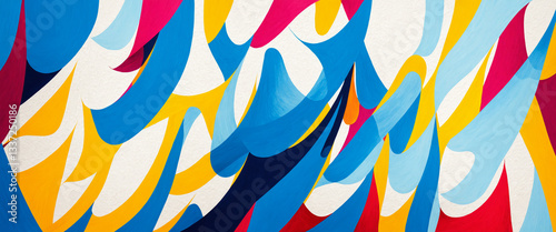 vibrant abstract compositio...