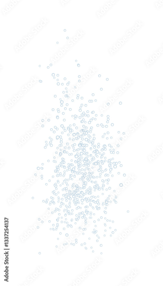Fizzy underwater air bubbles. Sparkles in water. Fizzy pop and effervescent drink. Abstract fresh soda bubbles. Vector illustration Fizzy underwater air bubbles. Sparkles in water. Fizzy pop and effervescent drink. Abstract fresh soda bubbles. Vector illustration