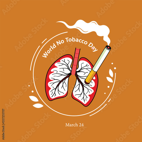 World Tuberculosis Day vector design tb awareness lungs infection 