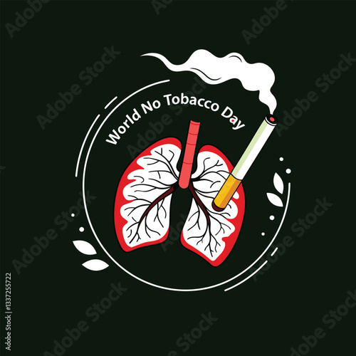 World Tuberculosis Day vector design tb awareness lungs infection 