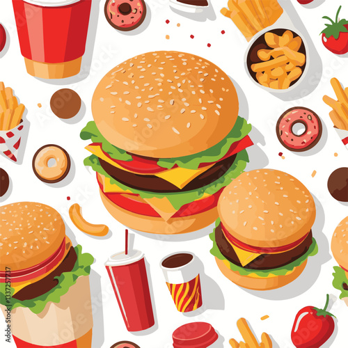 fastfood, fast, snack, meal, food, lunch, burger, dinner, background, delicious, meat, american, menu, unhealthy, restaurant, isolated, cheeseburger, junk, set, hamburger, fat, sandwich, tasty, eat, c
