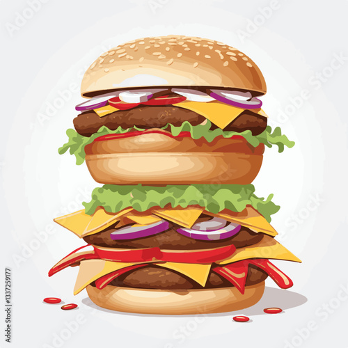 fastfood, fast, snack, meal, food, lunch, burger, dinner, background, delicious, meat, american, menu, unhealthy, restaurant, isolated, cheeseburger, junk, set, hamburger, fat, sandwich, tasty, eat, c