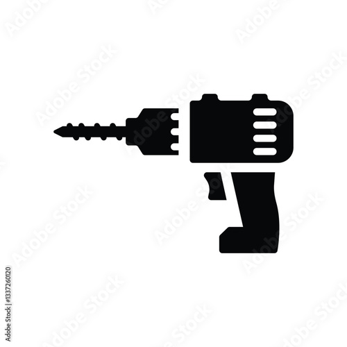 Cordless drill icon