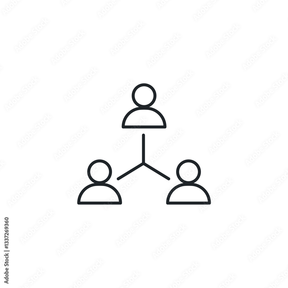 People Network icon symbol vector illustration isolated on white background People Network icon symbol vector illustration isolated on white background
