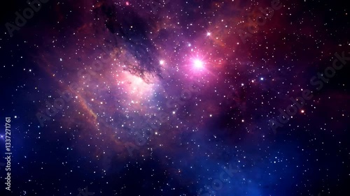 colorful starry orion nebula space background Outer Space. Galaxy and Nebula. Abstract space background. Endless universe with stars and galaxies in outer space. Cosmos art. Generative Ai