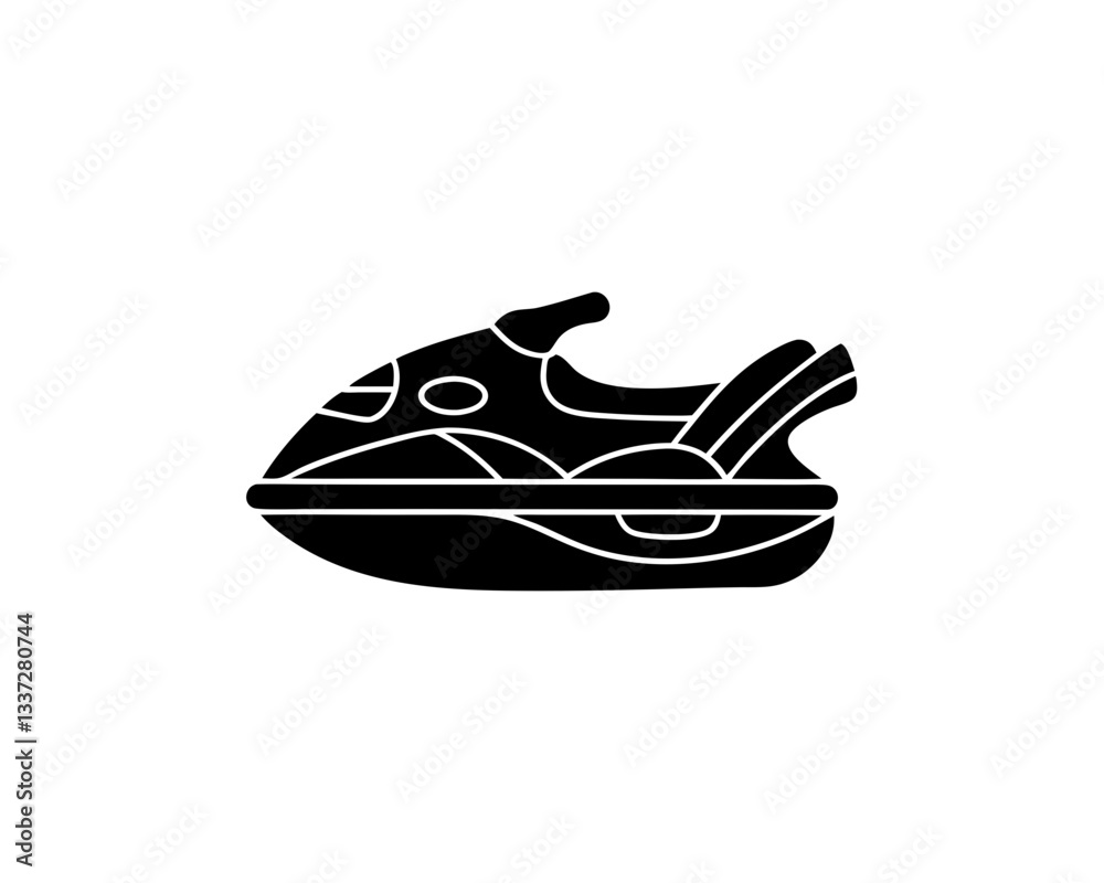 creative details Jet Ski Icon vector illustration creative details Jet Ski Icon vector illustration