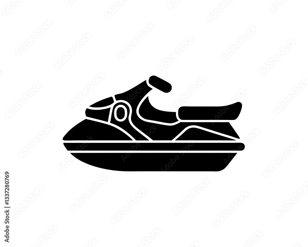 creative details Jet Ski Icon vector illustration creative details Jet Ski Icon vector illustration