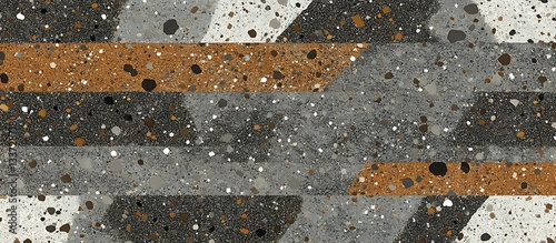 Abstract terrazzo stone pattern design