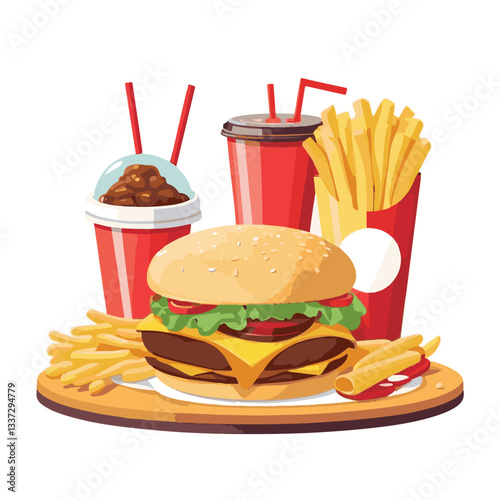 fastfood, fast, snack, meal, food, lunch, burger, dinner, background, delicious, meat, american, menu, unhealthy, restaurant, isolated, cheeseburger, junk, set, hamburger, fat, sandwich, tasty, eat, c