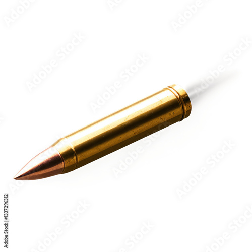 Bullet isolated on transparent background