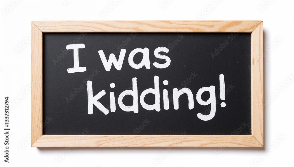 Blackboard sign with Blackboard sign with