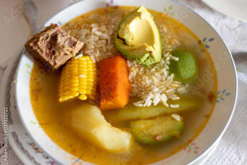 traditional guatemalan food caldo de res