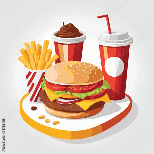 fastfood, fast, snack, meal, food, lunch, burger, dinner, background, delicious, meat, american, menu, unhealthy, restaurant, isolated, cheeseburger, junk, set, hamburger, fat, sandwich, tasty, eat, c