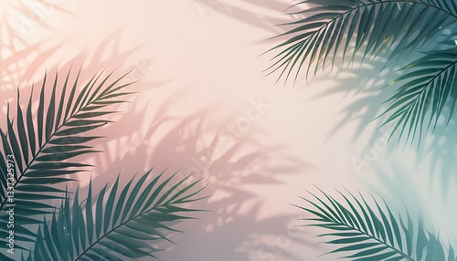 Abstract Tropical Leaf Design