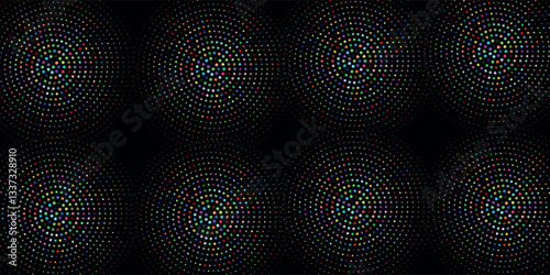 Abstract colorful circle, dots, round pattern and texture background for graphic design, poster, flyer, user interfcae, web design etc.