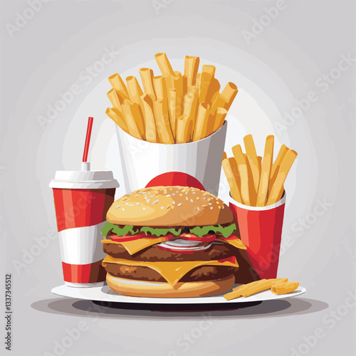 fastfood, fast, snack, meal, food, lunch, burger, dinner, background, delicious, meat, american, menu, unhealthy, restaurant, isolated, cheeseburger, junk, set, hamburger, fat, sandwich, tasty, eat, c