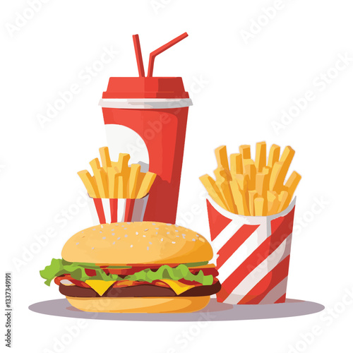 fastfood, fast, snack, meal, food, lunch, burger, dinner, background, delicious, meat, american, menu, unhealthy, restaurant, isolated, cheeseburger, junk, set, hamburger, fat, sandwich, tasty, eat, c