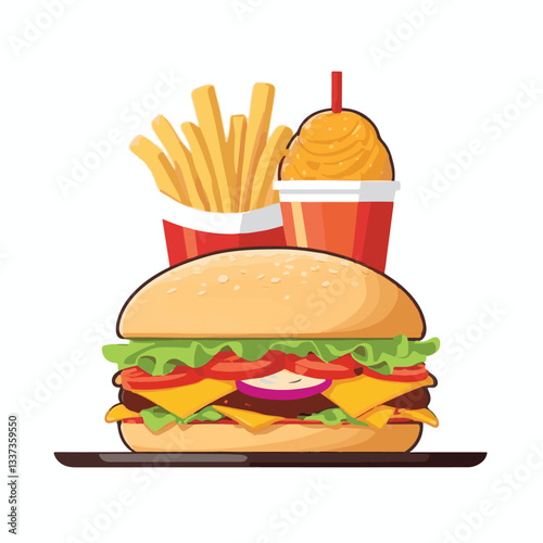 fastfood, fast, snack, meal, food, lunch, burger, dinner, background, delicious, meat, american, menu, unhealthy, restaurant, isolated, cheeseburger, junk, set, hamburger, fat, sandwich, tasty, eat, c