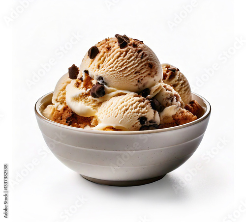 Bowl of Cookie Ice Cream Is...