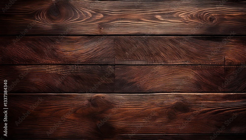 Fototapeta premium old vintage dark brown wooden table textured background high details